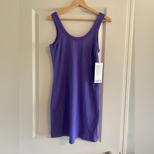 Lululemon Classic Fit Cotton Blend Scoop Dress CHAI Size 2 New